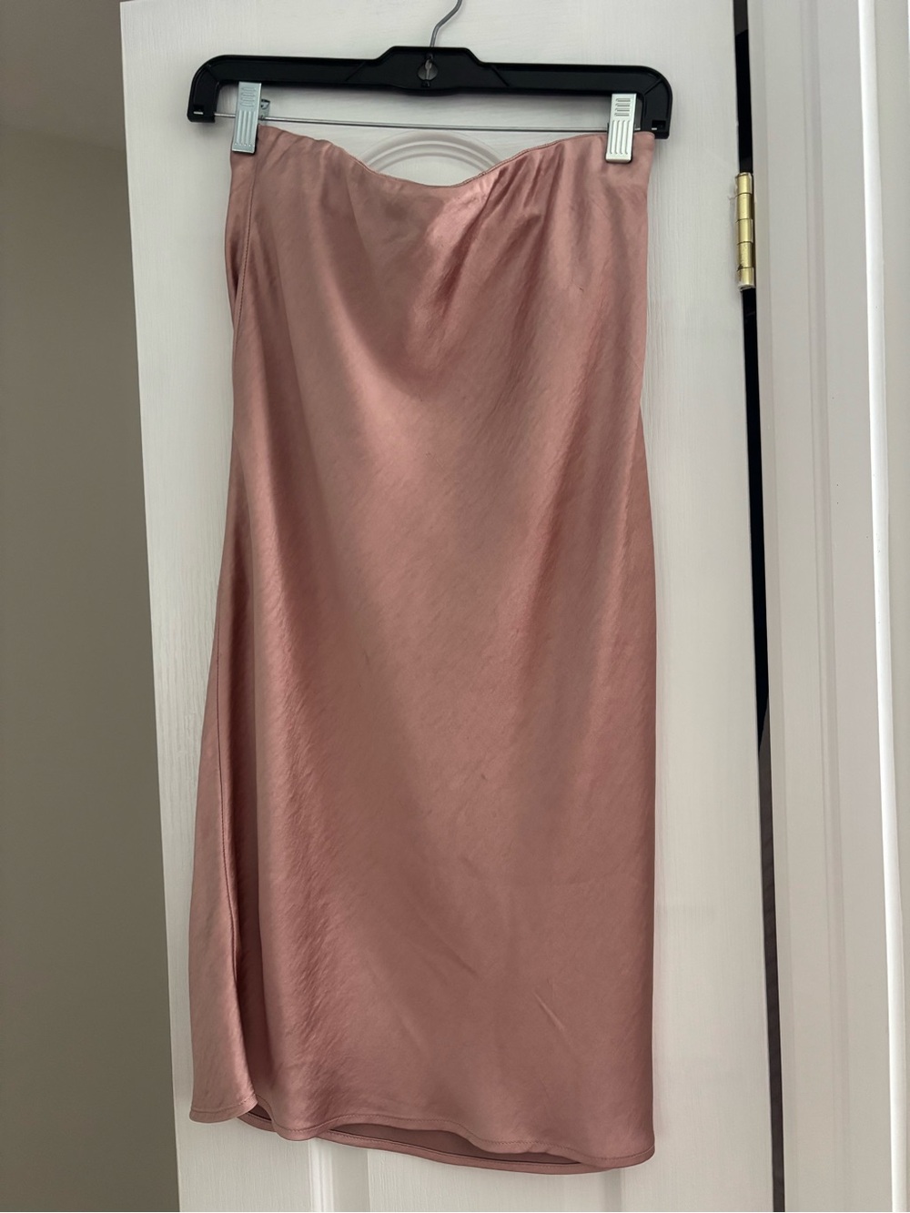 Heartloom Blush Satin Skirt